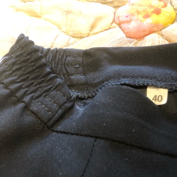 Vintage special occasions black 3 piece skirt set with lace trim and sequins - Picture 4 of 6